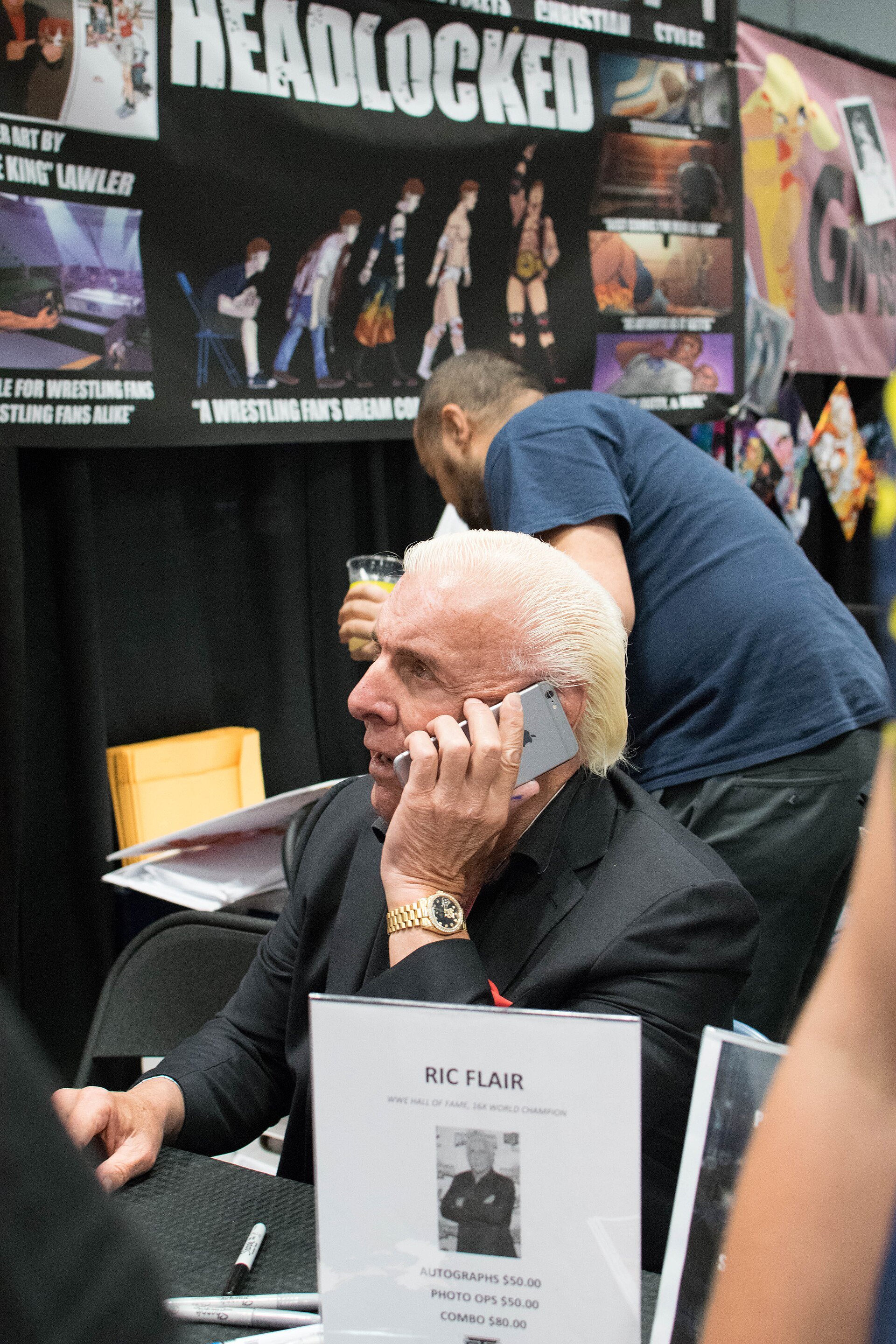 Ric Flair Steps Out in an Eye Patch Days After Hospital Stay